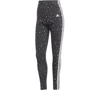 adidas Femme Essentials 3-Stripes Animal Print Leggings, grey/carbon/black, S