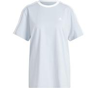 Adidas Essentials 3 Stripe T-Shirt Womens Bleu Merveille XXS (0-2) Female
