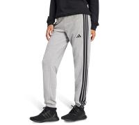 Adidas Essentials 3-stripes Cuffed Joggers + Femme - Pantalons, Gris - Taille 44 - Jersey de coton Grey 44