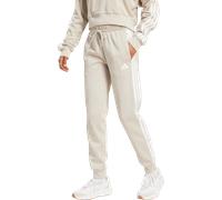 adidas Essentials 3-Stripes Fleece Slim Pant Women Pantalons M Blanc