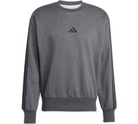 Adidas Essentials 3-Stripes Fleece Sweatshirt Mens Gris foncé S Male