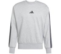 Adidas Essentials 3-Stripes Fleece Sweatshirt Mens Gris moyen/noir L Male