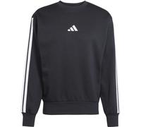 Adidas Essentials 3 Stripes Fleece Sweatshirt Noir S Homme