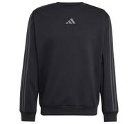 adidas - Essentials 3-Stripes Fleece Sweatshirt - Pull - M - black / carbon