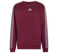 adidas - Essentials 3-Stripes Fleece Sweatshirt - Pull - XL - team maroon 2 / slate