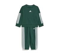Adidas Essentials 3 Stripes French Terry Joggers Set Vert 3-4 Years Enfants