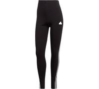 Adidas Essentials 3-Stripes High-Waisted Leggings Womens Noir 8 (XS) Female