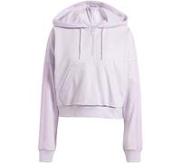 Adidas Essentials 3-Stripes Quarter-Zip Hoodie Womens Lavande XS (4-6) Female