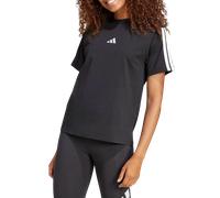 adidas Essentials 3 Stripes T-Shirt Women Tee-shirt M Noir