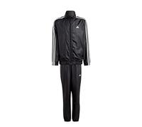 adidas Essentials 3-Stripes Woven Track Suit Tracksuit Mixte Enfant, Black/MGH Solid Grey, 13-14 Years