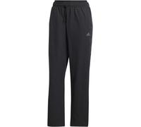Adidas Essentials Camo-Print 3-Stripes Twill Trousers Womens Noir M (12-14) Female