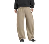 Adidas Essentials Contemporary Barrel Joggers Femme - Pantalons, Beige - Taille S (34-36) - Jersey de coton Beige S (34-36)