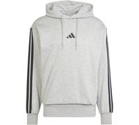 Adidas Essentials Fleece 3-Stripes Hoodie Mens Gris moyen/blanc Petit Male