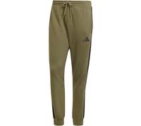 Adidas Herren Essential Three Stripes Fleece Pant, Olive strata/Black, XXL