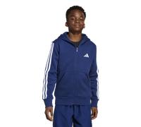Adidas Essentials Full-zip Hoodie Enfant - Sweats à capuche, Bleu - Taille 159 - 164 CM - Jersey de coton Blue 159 - 164 CM