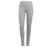 adidas Essentials High-Waisted Logo Leggings Femme, Medium Grey Heather/White, L