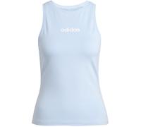 Adidas Essentials Linear Slim Cotton Tank Top Womens Lueur bleue XL (20-22) Female
