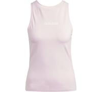 Adidas Essentials Linear Slim Cotton Tank Top Womens Rose clair XL (20-22) Female