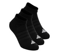 adidas - Thin&Light Essentials Low Cut Socks 3 Pack - Chaussettes multifonctions - Unisex XL | EU 46-48 - black / black / white