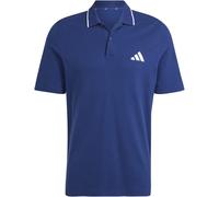 Adidas Essentials Mens Cotton 3-Stripes Polo Shirt Marine/Blanc 3XL Male