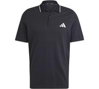 adidas Herren Essentials Small Logo Pique Polo Shirt, Black/White, XL
