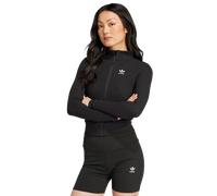 Adidas Essentials Ribbed Full-zip Track Top Femme - Vestes Zippees, Noir - Taille 42 - Jersey de coton Black 42
