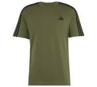 adidas - Essentials Single Jersey Left Chest Branded Tee - T-shirt - XL - olive four / black