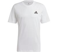 Adidas Essentials Single Jersey Logo T-Shirt Mens Blanc / Noir 2XL Male
