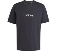 adidas Homme Essentials Linear Single Jersey Tee, Black/White, XXL