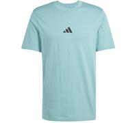 Adidas Essentials Single Jersey Logo T-Shirt Mens Powder Teal SL M Male