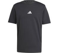 adidas - Essentials Small Logo Single Jersey Tee - T-shirt - 3XL - black / white
