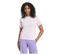 Adidas Essentials Small Logo Cotton Short Sleeve T-shirt Rose M Femme