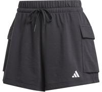 Adidas Essentials Small Logo French Terry Cargo Shorts Womens Noir/Blanc L (16-18) Female