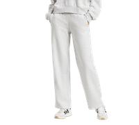 Adidas Essentials Small Logo Open-hem Joggers Femme - Pantalons, Gris - Taille XL (46-48) - Jersey de coton Grey XL (46-48)