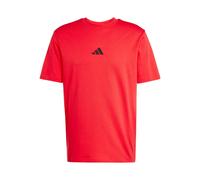 Adidas - Essentials Small Logo Single Jersey T-Shirt - Homme - Sport - Rouge - Taille: S
