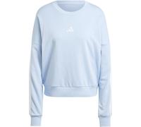 Adidas Studio Lounge 3-Stripes Sweatshirt Womens Lueur bleue S (8-10) Female