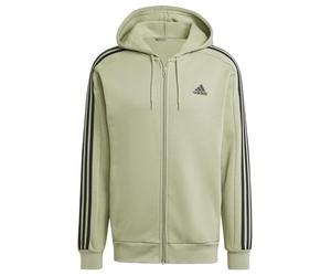 adidas Essentials Sweat à Capuche zippé en Polaire 3 Bandes pour Homme