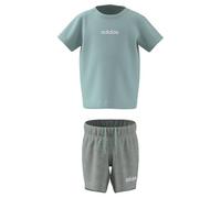 adidas ESSENTIALS T-SHIRT SET, Survêtement Mixte bébé, semi flash aqua/white,