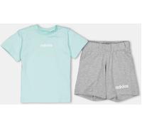 adidas ESSENTIALS T-SHIRT SET, Survêtement Mixte bébé, semi flash aqua/white,