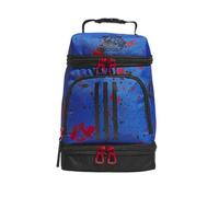 adidas Excel 2 979156 Sac à déjeuner isotherme en polyester Motif éclaboussures Bleu roi/noir/rouge écarlate