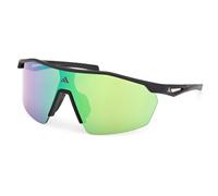 adidas eyewear - Anemos Light Mirror S3 - Lunettes vélo - matte black / green mirror