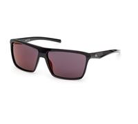 adidas eyewear - ES0002 S3 - Lunettes de soleil - shiny black /bordeaux mirror