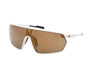 adidas eyewear - SP0088 Mirror Cat. 3 - Lunettes vélo - white / brown mirror