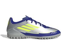 Adidas F50 Adults Club Astro Turf Football Boots Argent/Bleu 11 (46) Male