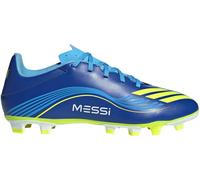 adidas F50 Messi Club Terrain sec Multi-surfaces Chaussures de football unisexe, bleu jaune, 42 2/3 EU