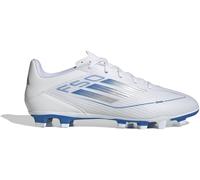 Adidas F50 Club Firm Ground Football Boots Blanc/Argenté 8.5 (42.7) Male
