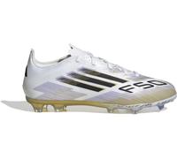 Adidas F50 Elite Childrens Firm Ground Football Boots Blanc/Noir/Or 2 (34) Male
