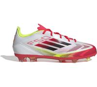Adidas F50 Elite Childrens Firm Ground Football Boots Blanc/Rouge C12 (30.5) Male