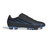 adidas Mixte F50 Hyperfast Club Firm Ground/Multi Ground Football Boots Shoes, Core Black/Core Black/Lucid Ray Blue, 40 2/3 EU