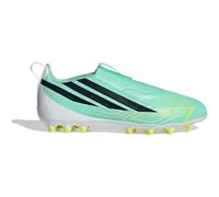 adidas F50 Hyperfast Ligue sans lacets AG Jr Vert/Bleu 38